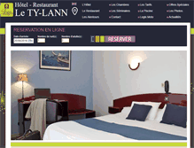 Tablet Screenshot of hotel-tylann.com